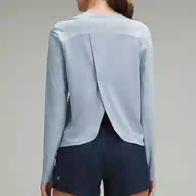 lululemon Mesh Panelled Long Sleeve Tee