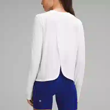 lululemon Mesh Panelled Long Sleeve Tee