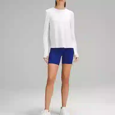 lululemon Mesh Panelled Long Sleeve Tee