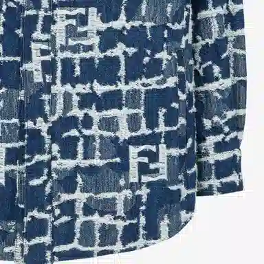 Fendi SS24 Logo Denim Jacket