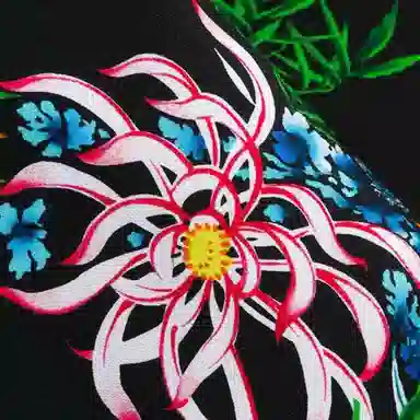 KENZO Tiger Embroidery Dress Black