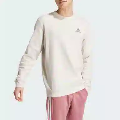 adidas Feelcozy Essentials Fleece Sweatshirt logo