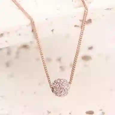 Givenchy Little Fireball Necklace 18K Rose Gold