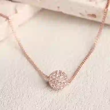 Givenchy Little Fireball Necklace 18K Rose Gold