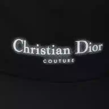 Dior Logo Baseball Cap Black