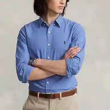 Polo Ralph Lauren FW23 Logo Shirt Blue