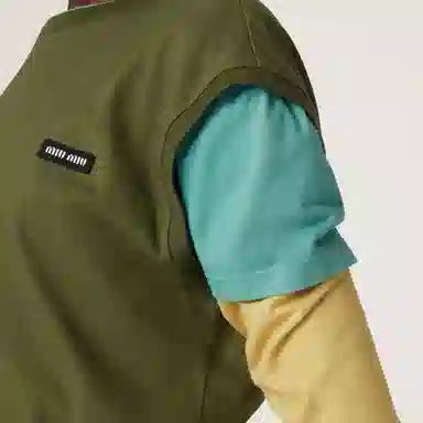 Miu Miu SS24 Layered Long Sleeve T-Shirt