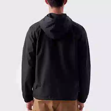The North Face Logo Print Hoodie Jacket Black