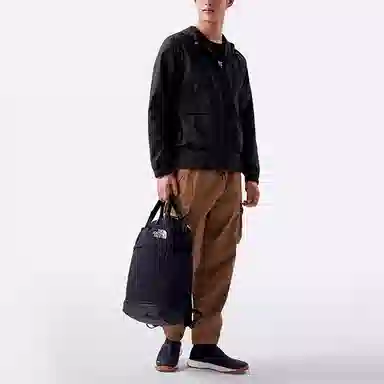 The North Face Logo Print Hoodie Jacket Black