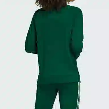 adidas originals Trefoil Crew Sweat Collegeate Green