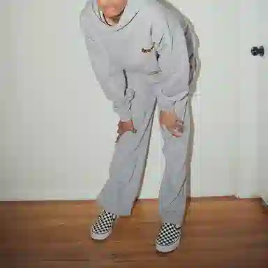 Drew House Logo Hoodie Heather Grey