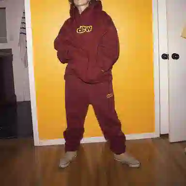 Drew House logo Secret Sweatpant - Secret BURGUNDY
