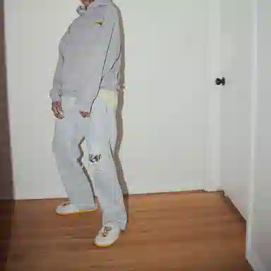 Drew House Logo Hoodie Heather Grey