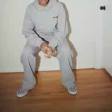 Drew House Logo Hoodie Heather Grey