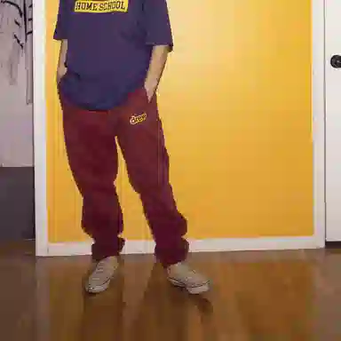 Drew House logo Secret Sweatpant - Secret BURGUNDY