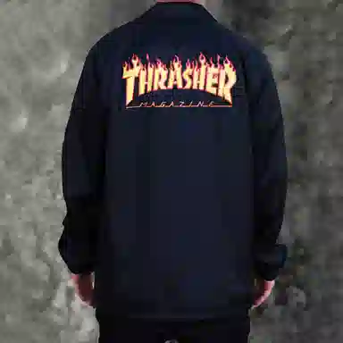 Thrasher Flame Coach Jacket