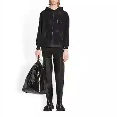 Balenciaga SS23 Logo Zip Hoodie