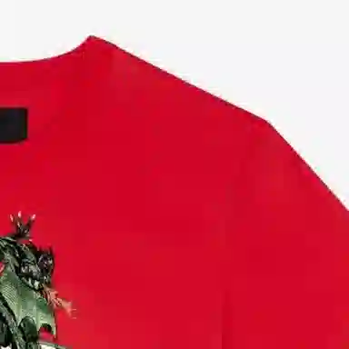 Givenchy SS24 Dragon Logo T-Shirt Red