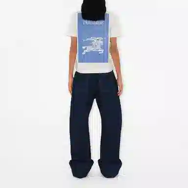 Burberry Logo Print T-Shirt White