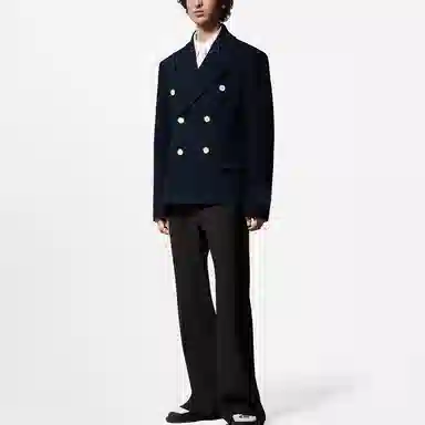 Louis Vuitton SS24 Navy Coat