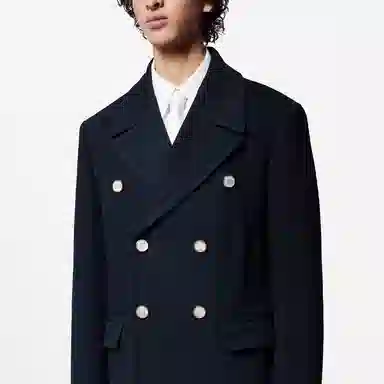 Louis Vuitton SS24 Navy Coat