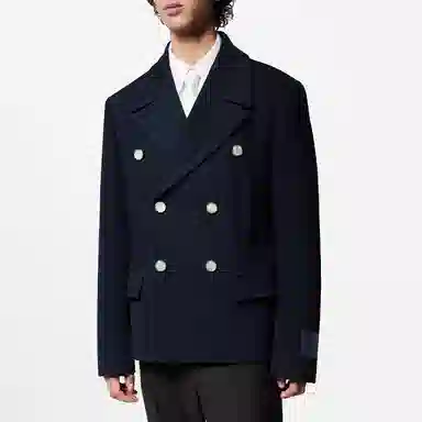Louis Vuitton SS24 Navy Coat