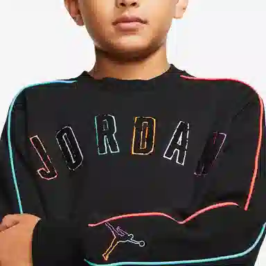 Nike x Jordan Crewneck Sweatshirt Black Youth