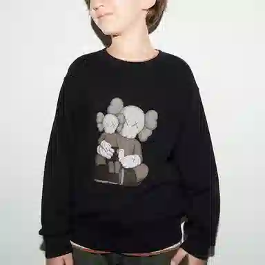 UNIQLO x KAWS Kids Black Sweater