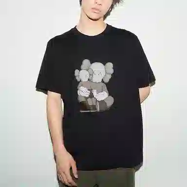 UNIQLO x KAWS SS23 Black T-Shirt