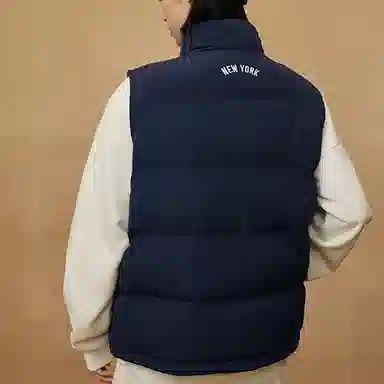 New Era FW23 Logo Vest Navy