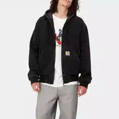 Carhartt WIP Active Jacket Stonewashed Black