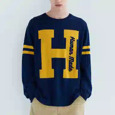 HUMAN MADE FW23 KNIT SWEATER 1 Logo