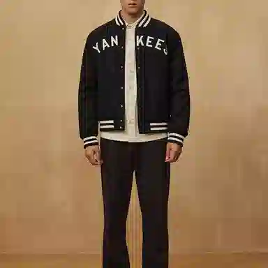 New Era x MLB Yankees Navy Jacket