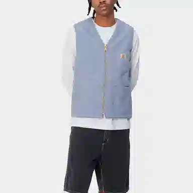 Carhartt WIP SS24 Arbor Vest Bay Blue (aged canvas) V