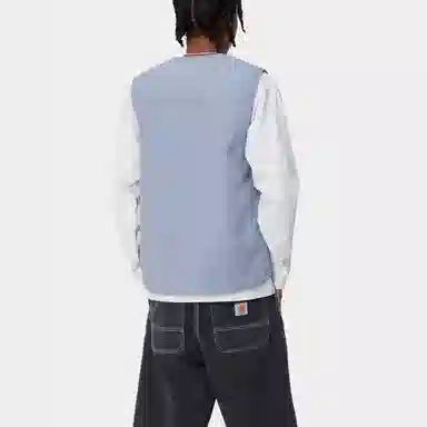 Carhartt WIP SS24 Arbor Vest Bay Blue (aged canvas) V