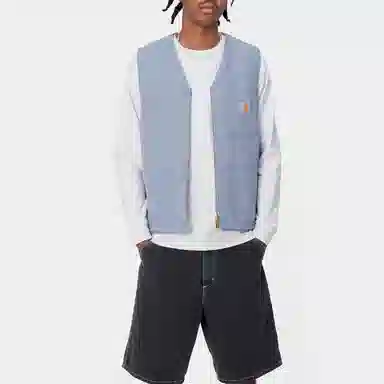 Carhartt WIP SS24 Arbor Vest Bay Blue (aged canvas) V