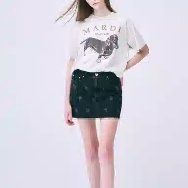 MARDI MERCREDI FW24 TSHIRT OATMEAL TAUPE T