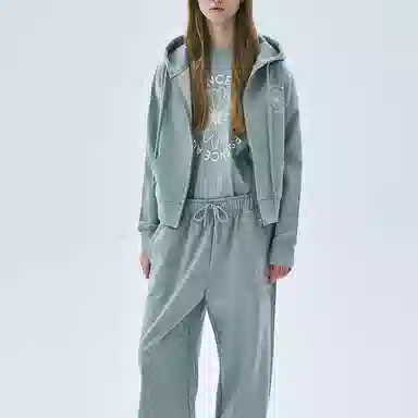 MARDI MERCREDI ACTIF EMBLEM_MELANGE GREY IVORY SS25T