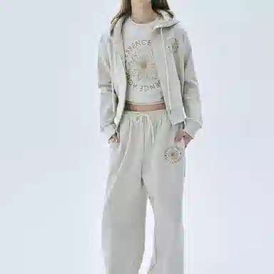 MARDI MERCREDI ACTIF T-SHIRT ACTIF EMBLEM_OATMEAL BEIGE SS25T