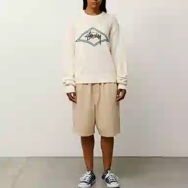 Stussy SS25 HEAVY JERSEY SHORT logo