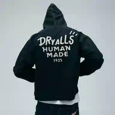 Human Made FW25 Short Side Adjustable Buckle Hoodie Jacket