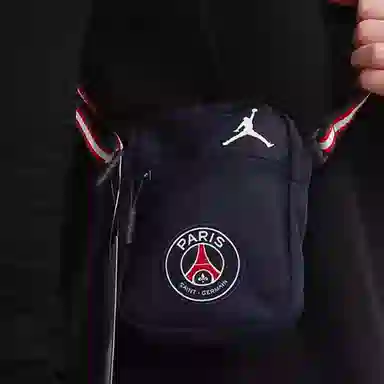 Jordan Paris Logo Crossbody Bag Navy