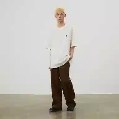 MLB Monogram Boston Red Sox Cream Tee