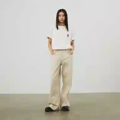 MLB Monogram Boston Red Sox Cream Tee