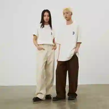 MLB Monogram Boston Red Sox Cream Tee