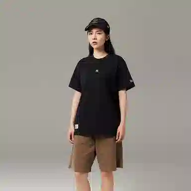 New Era x MLB Yankees Logo Tee Black
