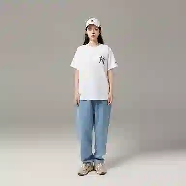 New Era MLB Logo Print T-Shirt