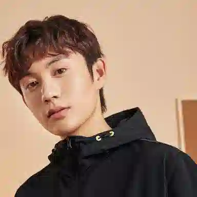 ERKE Hooded Mid-Length Jacket Black