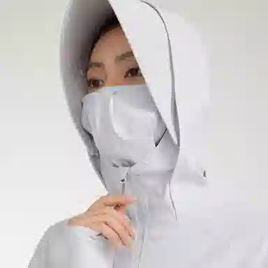 探路者 纯色透气短款宽松防晒服 女款