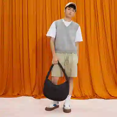 MLB Hobo Bag Black